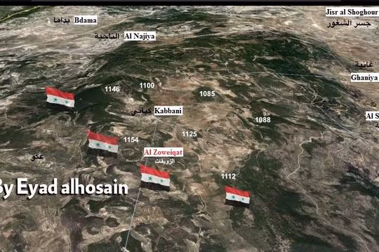 Bản đồ khu vực chiến sự Kabbani