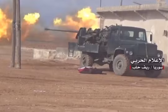 Quân đội Syria tiến công trên chiến trường miền bắc Hama, phía đông nam Idlib - ảnh minh họa Masdar News