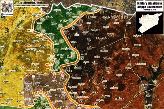 Quân đội Syria tấn công đánh chiếm làng Misqan