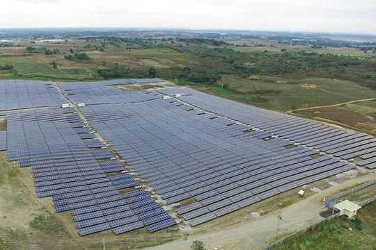 Cơ sở năng lượng mặt trời 100 MW, được đề xuất để cung cấp năng lượng cho nhà máy hydro xanh tiềm năng. Ảnh PV-Magazine