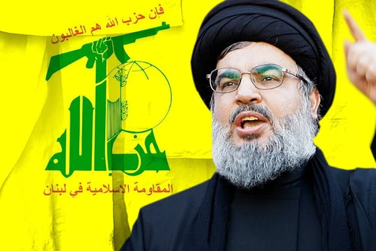Hassan Nasrallah, thủ lĩnh tinh thần tối cao lực lượng Hezbollah - ảnh fort-russ