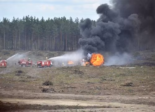 Trực thăng Mi-28 của Nga rơi khi đang tham gia cuộc thi Aviadarts