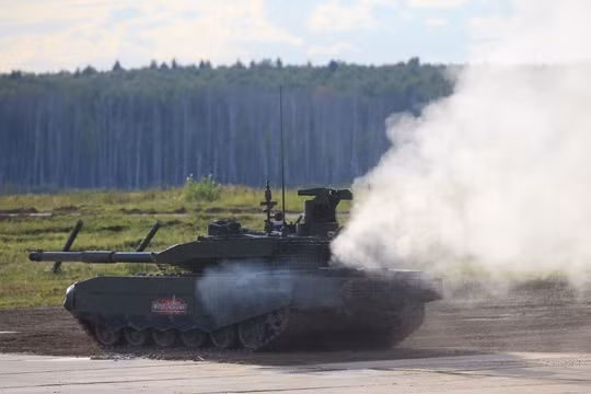 Xe tăng T-90M trên thao trường diễn đàn Quân đội - 2018 ở ngoại ô Moscow. Ảnh minh họa RG
