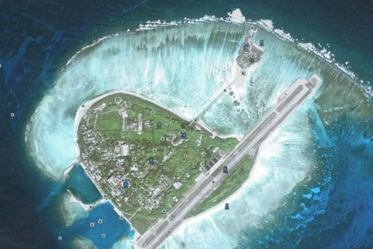 Đảo Ba Bình, đảo lớn nhất trong quần đảo Trường Sa của Việt Nam hiện đang bị Đài Loan chiếm đóng trái phép - Ảnh: Wikipedia