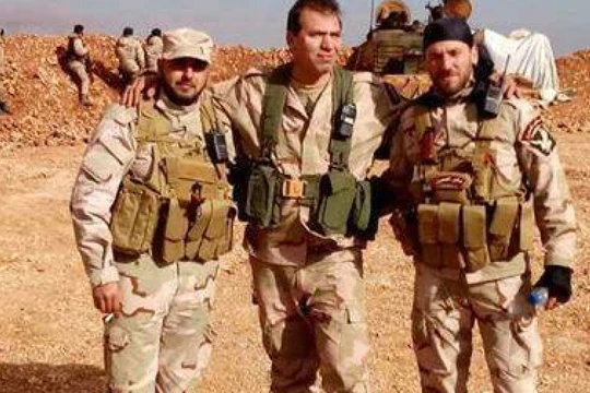 Binh sĩ lữ đoàn Diều hâu Sa mạc trên chiến trường Palmyra