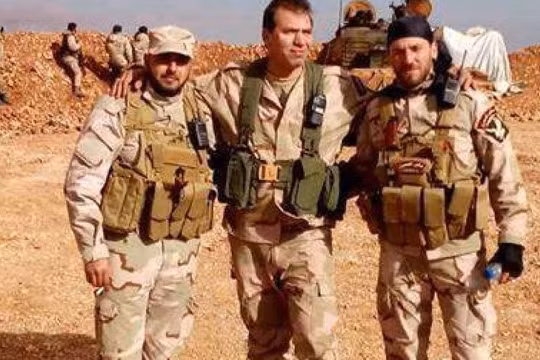 Binh sĩ lữ đoàn Diều hâu Sa mạc trên chiến trường Palmyra