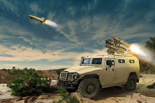 Hệ thống tên lửa Kornet - D, sử dụng tên lửa Kornet - EM. Video Muraselon