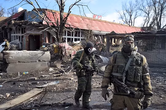 Các dân quân ở Debaltsevo