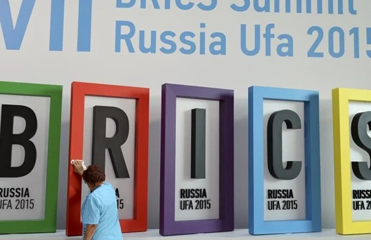 Nga chủ tọa Hội nghị thượng đỉnh khối BRICS lần 7 (2015) tại Ufa, Bachkortostan. Ảnh REUTERS/BRICS Photohost/RIA Novosti
