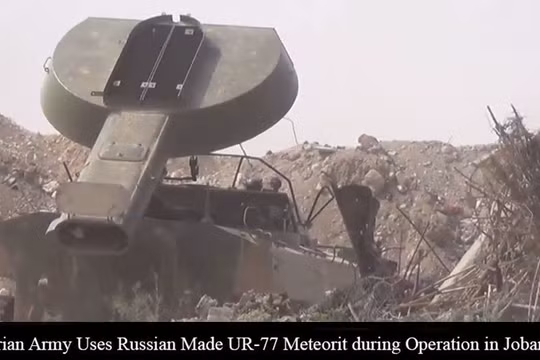 Quân đội Syria sử dụng xe quét mìn UR - 77 