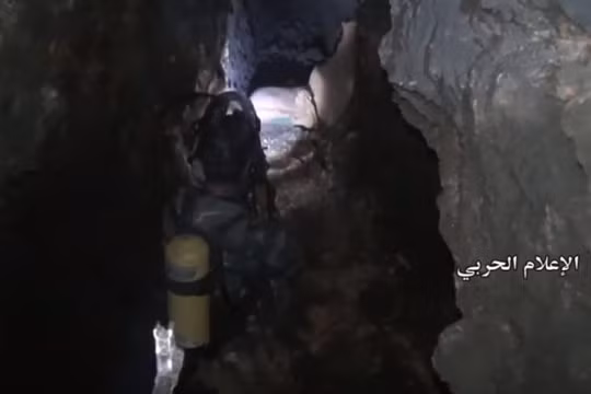 Đường hầm Đông Ghouta - ảnh video truyền thông quân đội Syria