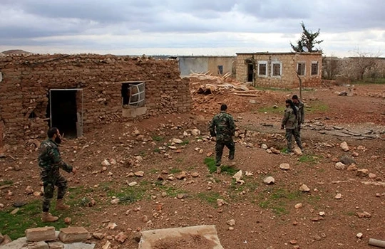 Lực lượng Tigers tiến vào Palmyra qua cửa ngõ phía Nam thành phố