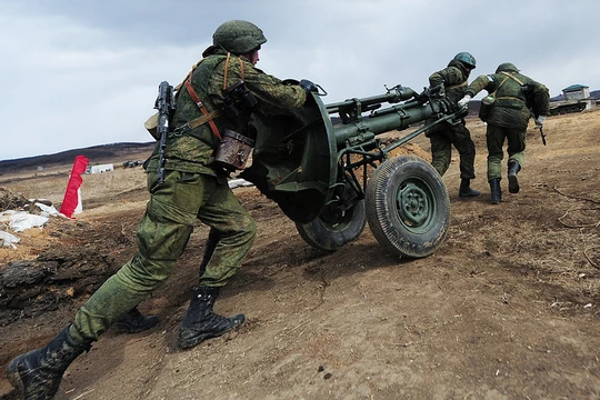 Một hoạt động diễn tập trong Hội thao quân sự quốc tế tại Nga