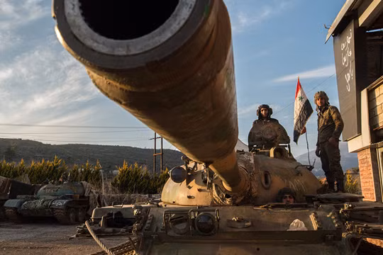 Binh sĩ quân đội Syria trên chiến trường Aleppo