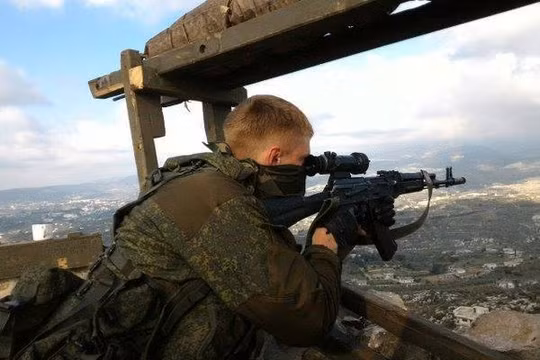 Cận cảnh các binh sĩ lực lượng Hải quân đánh bộ Nga ở Syria