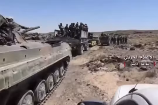 Quân đội Syria tấn công trên vùng ngoại ô Damascus