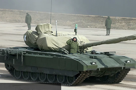 Theo thông tin từ Bộ quốc phòng Nga, sẽ có 10 xe tăng T-14 tham gia duyệt binh. 