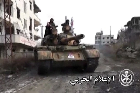 Video: Quân đội Syria giải phóng thành phố Sheikh Miskeen 