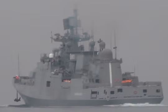 Hải quân Nga diễn tập trên biển Địa Trung Hải gần Syria