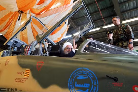 Máy bay chiến đấu 100% sản xuất trong nước Kowsar của iran. Ảnh South Front