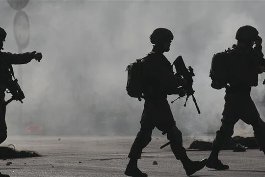 Binh sĩ Israel trên địa phận Dải Gaza. Ảnh minh họa: South Front.