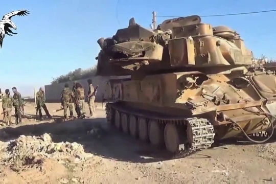 Lữ đoàn pháo binh 137 bao vây IS tại mỏ dầu Thayyem, Deir Ezzor