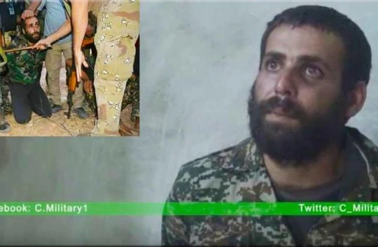 Chiến binh bị bắt sống ở thành phố Aleppo