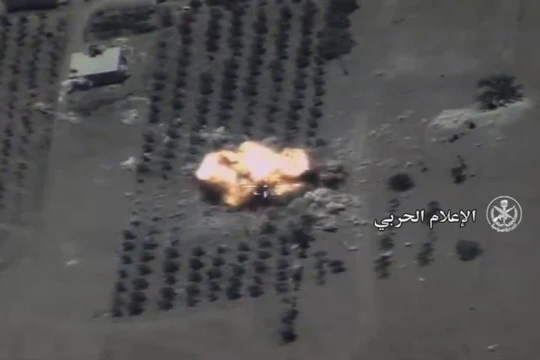 Không quân Nga không kích phá hủy tổ hợp pháo phản lực ở Hama