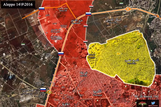 Bản đồ các vị trí đóng quân của lực lượng Hải quân đánh bộ Nga kiểm soát