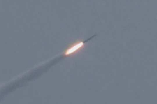 Tàu ngầm nguyên tử "Tomsk" thuộc dự án 949A "Antey" phóng tên lửa hành trinh Granit. Ảnh minh họa video