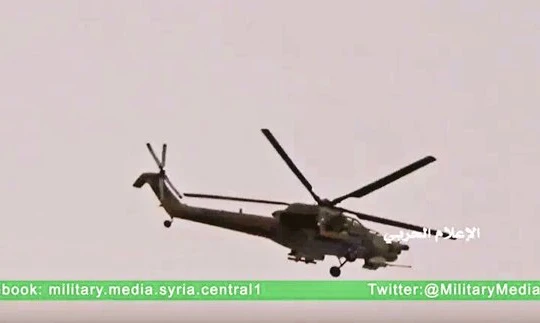 Trực thăng Mi-28 trên chiến trường thành phố cổ Palmyra