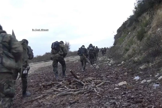 Lữ đoàn 103 mở hai hướng tấn công vào thị trấn Kinsibba, Latakia