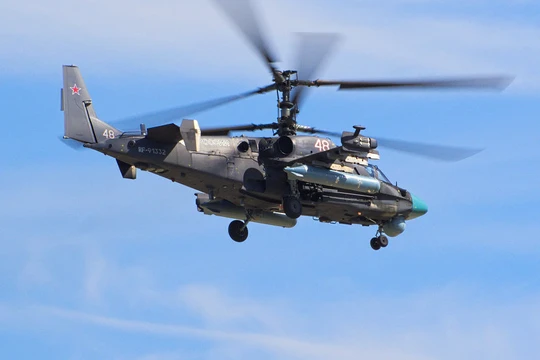 Trực thăng tấn công đa nhiệm Ka-52 Nga