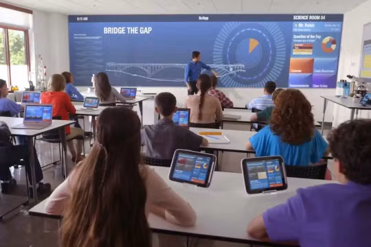 Công nghệ IT trong phương pháp giảng day trực quan