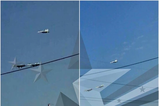 Thêm 2 chiếc Su-57 xuất hiện trên không phận căn cứ quân sự Hmeimim, Latakia, Syria