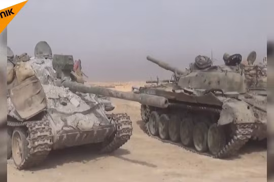 Kho vũ khí của IS ở Deir Ezzor - ảnh video Sputnik