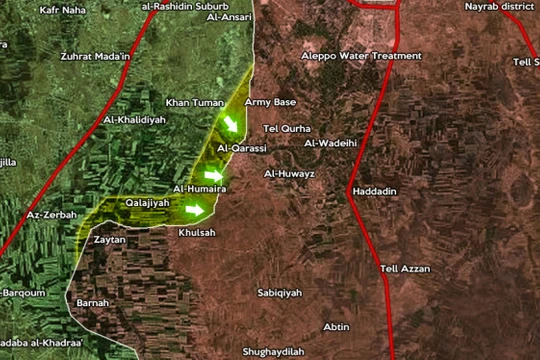 Quân đội Syria lại bị Jabhat Al Nusra đẩy lùi trên địa bàn Khan Touman, Aleppo
