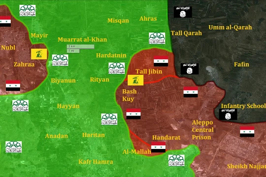 Quân đội Syria chuẩn bị giải phóng thị trấn Nubl và Zahraa