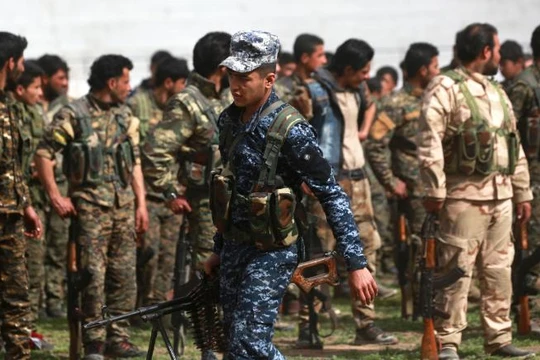 Lực lượng SDF ở Syria, ảnh minh họa CNN