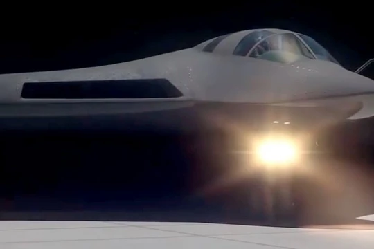 Máy bay ném bom chiến lược tầm xa tàng hình tiên tiến PAK DA. Ảnh mô phỏng: Tupolev.