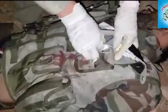 Một chiến binh Quân đội Syria tự do bị diệt ở Afrin, Aleppo. Ảnh minh họa: Wrath of Olives.