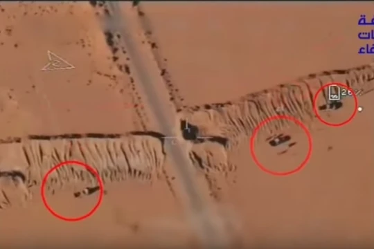 Các mục tiêu tấn công của drones Iran trên chiến trường Syria