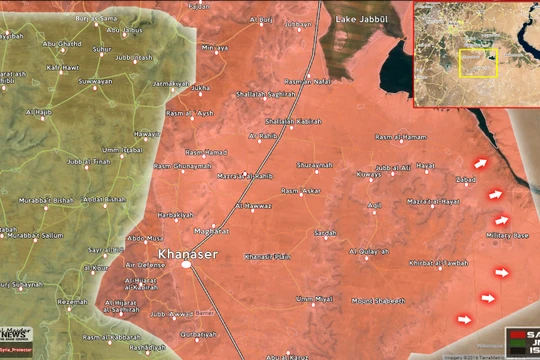Thất bại ở Đông Nam Aleppo buộc IS tháo lui ồ ạt về ranh giới tỉnh Raqqa