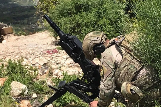 Các cố vấn quân sự, lính đánh thuê Nga của công ty quân sự tư nhân trên chiến trường Hama. Ảnh South Front