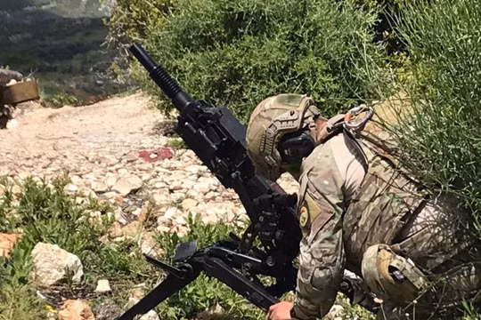 Các cố vấn quân sự, lính đánh thuê Nga của công ty quân sự tư nhân trên chiến trường Hama. Ảnh South Front