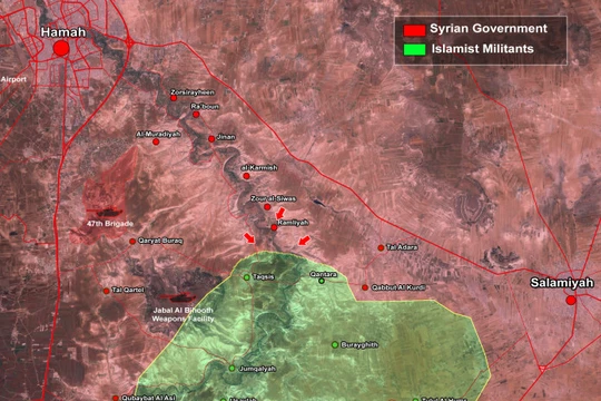 Chiến trường Al-Shamiya, Hama
