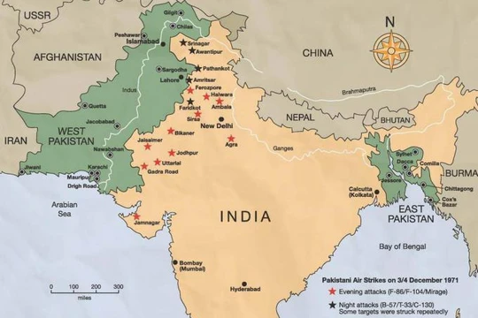 Bản đồ xung đột khu vực Ấn Độ, Pakistan theo CNN.