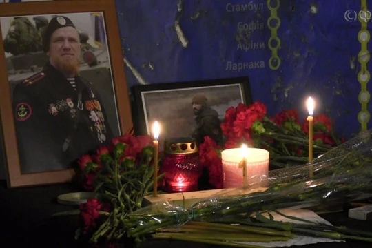 Ban tưởng niệm sĩ quan chỉ huy dân quân tiểu đoàn "Sparta" Arsen Pavlov, biệt danh Motorola