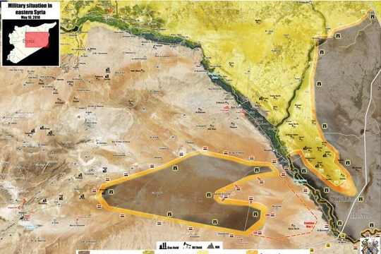 Tình hình chiến sự Deir Ezzor tính đến ngày 12.0.2018 theo South Front