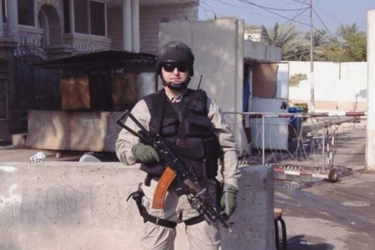 Hải quân đánh bộ Nga triển khai ở sân bay Kuweires